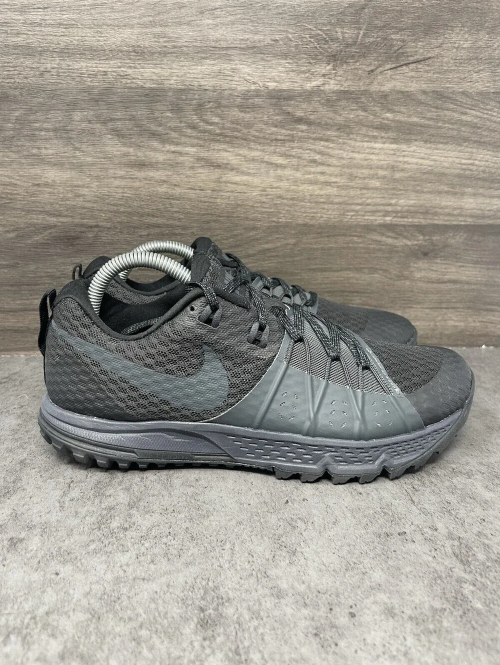 Nike Air Zoom Wildhorse 4 Trail Sneakers Womens Size 9 Black Athletic Running
